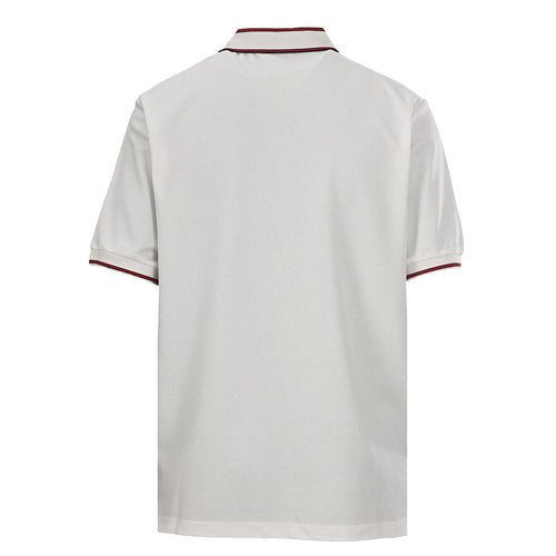 GUCCI Ribbed Jacquard Short-Sleeve Polo Shirt