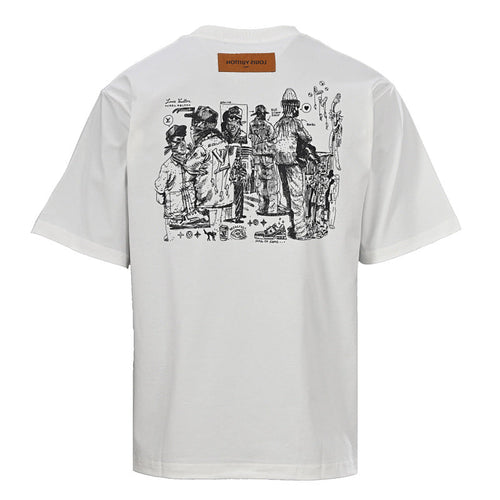 Louis Vuitton (LV) Employee-Exclusive Puff-Print Short-Sleeve T-Shirt